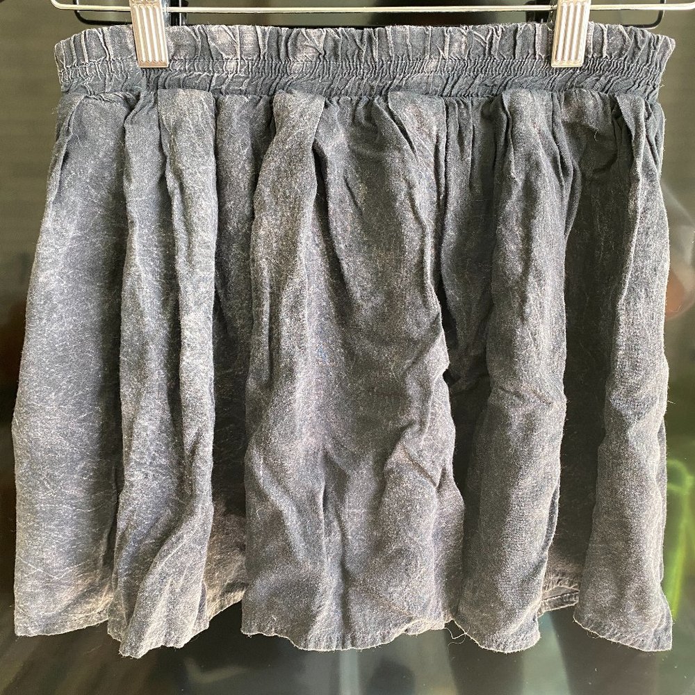 BM Washed black casual skirt